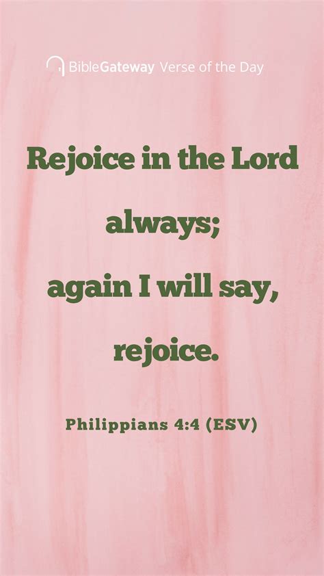 Bible Gateway passage: Philippians 4 .